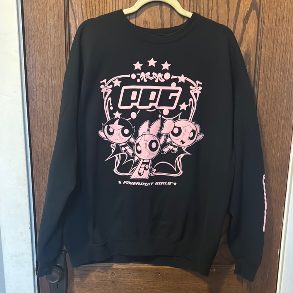Powerpuff Girls Black Sweatshirt